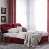 ΚΡΕΒΑΤΙ ΜΕ ΣΤΡΩΜΑ & ΑΠΟΘ.ΧΩΡΟ KENDRA HM10809.06 ΚΟΚΚΙΝΟ ΒΕΛΟΥΔΟ-ΣΤΡΩΜΑ 160x200εκ
