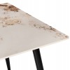 ΤΡΑΠΕΖΙ ΤΡΑΠΕΖΑΡΙΑΣ SINTERED STONE TOM HM8588.03 BROWN-WHITE MARBLE 160x90x76Y εκ.