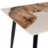 ΤΡΑΠΕΖΙ ΤΡΑΠΕΖΑΡΙΑΣ SINTERED STONE TOM HM8588.03 BROWN-WHITE MARBLE 160x90x76Y εκ.