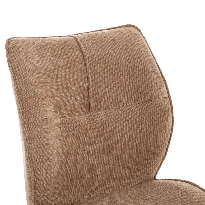 ΚΑΡΕΚΛΑ ΤΡΑΠΕΖΑΡΙΑΣ GAFF HM18425.03 TAUPE ΥΦΑΣΜΑ-ΜΕΤΑΛ.ΜΑΥΡΑ ΠΟΔΙΑ 49x63x90Υεκ