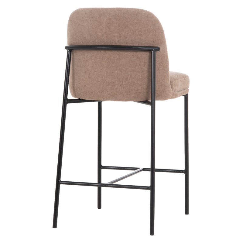 ΣΚΑΜΠΟ ΜΠΑΡ ΜΕΣ.ΥΨΟΥΣ MANIDO HM18427.02 TAUPE ΥΦΑΣΜΑ-ΜΕΤΑΛ.ΜΑΥΡΟΣ ΣΚΕΛΕΤΟΣ 45x55x92Υεκ