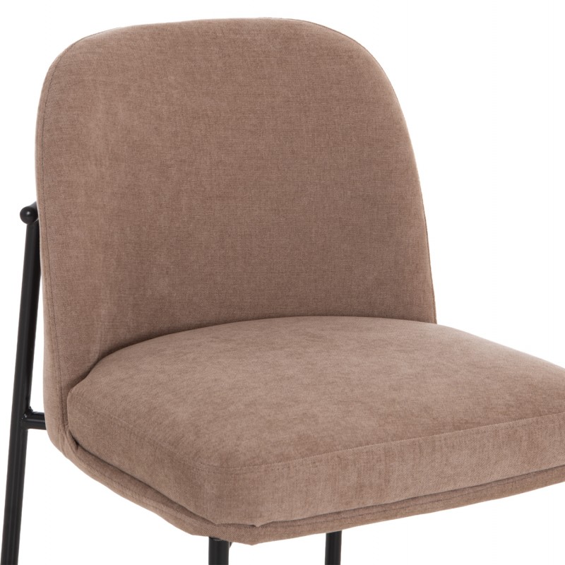 ΣΚΑΜΠΟ ΜΠΑΡ ΜΕΣ.ΥΨΟΥΣ MANIDO HM18427.02 TAUPE ΥΦΑΣΜΑ-ΜΕΤΑΛ.ΜΑΥΡΟΣ ΣΚΕΛΕΤΟΣ 45x55x92Υεκ