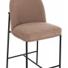 ΣΚΑΜΠΟ ΜΠΑΡ ΜΕΣ.ΥΨΟΥΣ MANIDO HM18427.02 TAUPE ΥΦΑΣΜΑ-ΜΕΤΑΛ.ΜΑΥΡΟΣ ΣΚΕΛΕΤΟΣ 45x55x92Υεκ