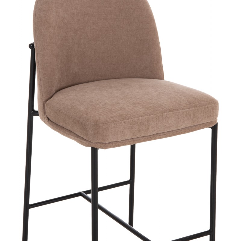 ΣΚΑΜΠΟ ΜΠΑΡ ΜΕΣ.ΥΨΟΥΣ MANIDO HM18427.02 TAUPE ΥΦΑΣΜΑ-ΜΕΤΑΛ.ΜΑΥΡΟΣ ΣΚΕΛΕΤΟΣ 45x55x92Υεκ