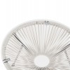 ΣΕΤ ΕΞΩΤΕΡΙΚΟΥ ΧΩΡΟΥ 3ΤΜΧ ACAPULCO HM11861.12 P.E.RATTAN ΛΕΥΚΟ-ΜΕΤΑΛΛΟ ΣΕ ΜΑΥΡΟ