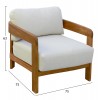 ΠΟΛΥΘΡΟΝΑ LOUNGE ΕΞ.ΧΩΡΟΥ SOLARA HM6513 ΞΥΛΟ ΑΚΑΚΙΑΣ ΦΥΣΙΚΟ-ΜΑΞΙΛΑΡΙΑ ΕΚΡΟΥ 75x75x63Υεκ
