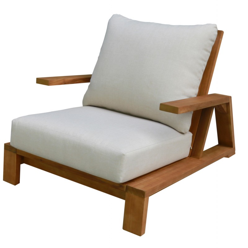 ΠΟΛΥΘΡΟΝΑ LOUNGE MIREX HM6641 ΞΥΛΟ ΑΚΑΚΙΑΣ ΦΥΣΙΚΟ-ΕΚΡΟΥ ΜΑΞΙΛΑΡΙΑ 81x96x68Υεκ