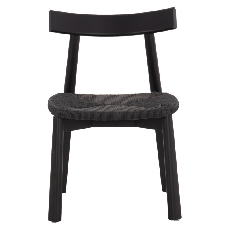 KΑΡΕΚΛΑ ΤΡΑΠΕΖΑΡΙΑΣ OSORIO HM18335.02 RUBBERWOOD & ΣΧΟΙΝΙ ΣΕ ΜΑΥΡΟ 51x55x74Υεκ