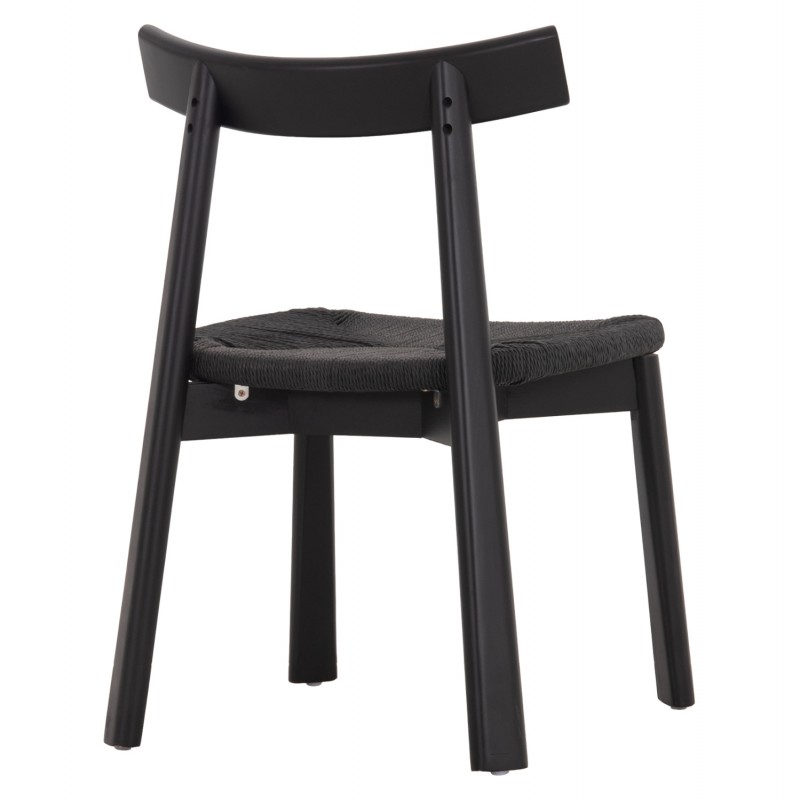 KΑΡΕΚΛΑ ΤΡΑΠΕΖΑΡΙΑΣ OSORIO HM18335.02 RUBBERWOOD & ΣΧΟΙΝΙ ΣΕ ΜΑΥΡΟ 51x55x74Υεκ