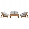ΣΕΤ ΣΑΛΟΝΙ LOUNGE 4ΤΜΧ MIREX HM6521 ΞΥΛΟ ΑΚΑΚΙΑΣ--ΠΟΛΥΕΣΤΕΡΙΚΑ ΜΑΞΙΛΑΡΙΑ ΕΚΡΟΥ