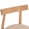KΑΡΕΚΛΑ ΤΡΑΠΕΖΑΡΙΑΣ OSORIO HM18335.11 RUBBERWOOD ΦΥΣΙΚΟ-ΕΚΡΟΥ PU 51x55x74Υεκ