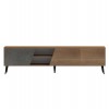 ΕΠΙΠΛΟ ΤΗΛΕΟΡΑΣΗΣ CATERRA HM18374.14 ΜΕΛΑΜΙΝΗ ΦΥΣΙΚΟ-MOORE STONE 180Χ35.5Χ48Υεκ.