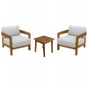 LOUNGE ΣΕΤ SOLARA HM10892 ΤΡΑΠΕΖΑΚΙ & 2 ΠΟΛΥΘΡΟΝΕΣ--ΞΥΛΟ ΑΚΑΚΙΑΣ--ΕΚΡΟΥ ΜΑΞΙΛΑΡΙΑ