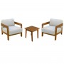LOUNGE ΣΕΤ SOLARA HM10892 ΤΡΑΠΕΖΑΚΙ & 2 ΠΟΛΥΘΡΟΝΕΣ--ΞΥΛΟ ΑΚΑΚΙΑΣ--ΕΚΡΟΥ ΜΑΞΙΛΑΡΙΑ
