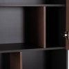 ΒΙΒΛΙΟΘΗΚΗ ΓΡΑΦΕΙΟΥ MAVIX HM2160 ΜΕΛΑΜΙΝΗ ΓΚΡΙ-ΚΑΡΥΔΙ 80Χ40Χ180Υεκ.