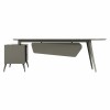 ΓΡΑΦΕΙΟ ΕΠΑΓΓΕΛΜΑΤΙΚΟ LUX SERIES 237X160X75Yεκ. ΔΕΞΙΑ ΓΩΝΙΑ ΣΤΑΧΤΙ ΜΟΚΑ HM2117R