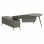 ΓΡΑΦΕΙΟ ΕΠΑΓΓΕΛΜΑΤΙΚΟ LUX SERIES 237X160X75Yεκ. ΔΕΞΙΑ ΓΩΝΙΑ ΣΤΑΧΤΙ ΜΟΚΑ HM2117R