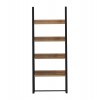 ΡΑΦΙΕΡΑ IZABEL HM18376.01 ΜΕΤΑΛΛΟ--ΜΕΛΑΜΙΝΗ ΣΕ OAK 75x36x185Υεκ.