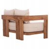 ΚΑΝΑΠΕΣ ΔΙΘΕΣΙΟΣ ΣΕΙΡΑ KIOTO HM6381 ΞΥΛΟ TEAK ΦΥΣΙΚΟ-ΜΠΕΖ ΜΑΞΙΛΑΡΙΑ 140x77x72Υεκ.