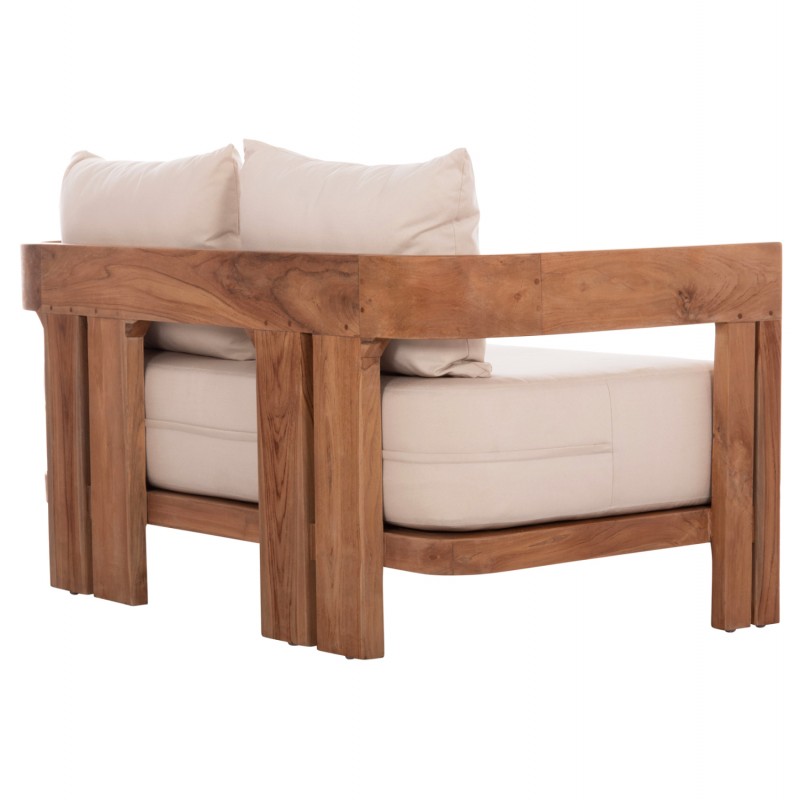 ΚΑΝΑΠΕΣ ΔΙΘΕΣΙΟΣ ΣΕΙΡΑ KIOTO HM6381 ΞΥΛΟ TEAK ΦΥΣΙΚΟ-ΜΠΕΖ ΜΑΞΙΛΑΡΙΑ 140x77x72Υεκ.
