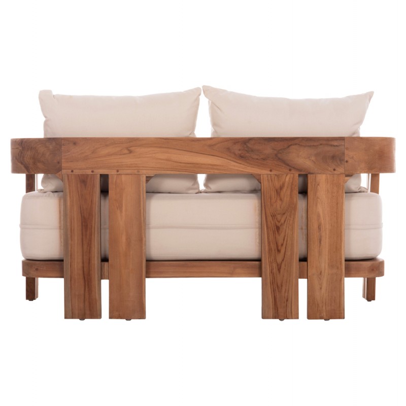 ΚΑΝΑΠΕΣ ΔΙΘΕΣΙΟΣ ΣΕΙΡΑ KIOTO HM6381 ΞΥΛΟ TEAK ΦΥΣΙΚΟ-ΜΠΕΖ ΜΑΞΙΛΑΡΙΑ 140x77x72Υεκ.