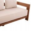ΚΑΝΑΠΕΣ ΤΡΙΘΕΣΙΟΣ ΣΕΙΡΑ KIOTO HM6382 ΞΥΛΟ TEAK ΦΥΣΙΚΟ-ΜΠΕΖ ΜΑΞΙΛΑΡΙΑ 210x74x72Υεκ.