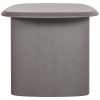 ΤΡΑΠΕΖΙ ΤΡΑΠΕΖΑΡΙΑΣ FIBER CEMENT ΟΒΑΛ GLEN HM6598.01 ΓΚΡΙ 260x95x75Υεκ