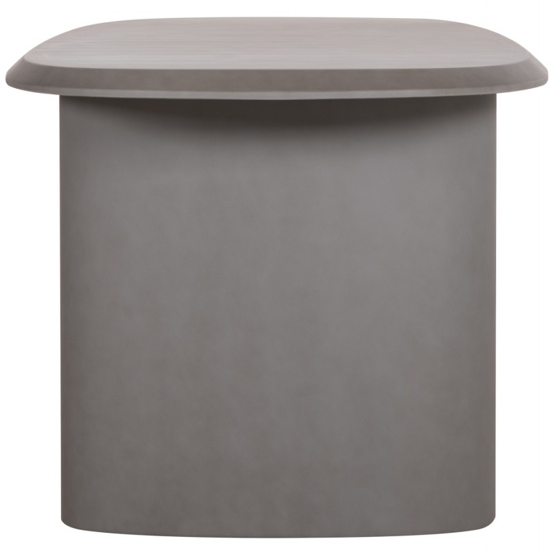 ΤΡΑΠΕΖΙ ΤΡΑΠΕΖΑΡΙΑΣ FIBER CEMENT ΟΒΑΛ GLEN HM6598.01 ΓΚΡΙ 260x95x75Υεκ