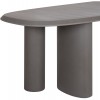 ΤΡΑΠΕΖΙ ΤΡΑΠΕΖΑΡΙΑΣ FIBER CEMENT ΟΒΑΛ GLEN HM6598.01 ΓΚΡΙ 260x95x75Υεκ