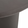 ΤΡΑΠΕΖΙ ΤΡΑΠΕΖΑΡΙΑΣ FIBER CEMENT ΟΒΑΛ GLEN HM6598.01 ΓΚΡΙ 260x95x75Υεκ