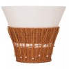 ΣΕΤ 2ΤΜΧ ΒΟΗΘΗΤΙΚΑ ΤΡΑΠΕΖΙΑ PERRAL HM21138.02 FIBER CEMENT ΛΕΥΚΟ-ΦΥΣΙΚΟ RATTAN