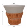 ΣΕΤ 2ΤΜΧ ΒΟΗΘΗΤΙΚΑ ΤΡΑΠΕΖΙΑ PERRAL HM21138.03 FIBER CEMENT ΓΚΡΙ--ΦΥΣΙΚΟ RATTAN