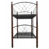 ΚΟΥΚΕΤΑ ΜΕ ΣΤΡΩΜΑΤΑ STOREY HM10749.10 ΜΕΤΑΛΛΟ & ΞΥΛΟ RUBBERWOOD--ΣΤΡΩΜΑΤΑ 90x190εκ.