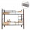 ΚΟΥΚΕΤΑ ΜΕ ΣΤΡΩΜΑΤΑ STOREY HM10749.10 ΜΕΤΑΛΛΟ & ΞΥΛΟ RUBBERWOOD--ΣΤΡΩΜΑΤΑ 90x190εκ.