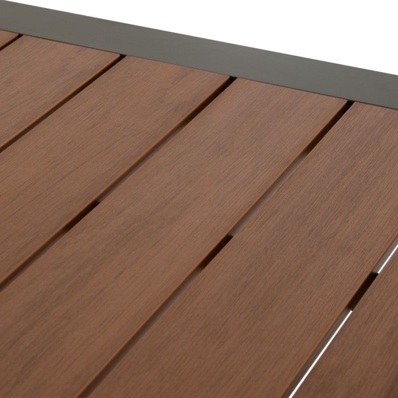 ΤΡΑΠΕΖΙ ΕΞΩΤ.ΧΩΡΟΥ GOYA HM6059.07 ΑΛΟΥΜΙΝΙΟ ΣE OLIVE GREEN & POLYWOOD 160X80Χ75Υεκ.