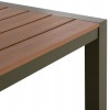 ΤΡΑΠΕΖΙ ΕΞΩΤ.ΧΩΡΟΥ GOYA HM6059.07 ΑΛΟΥΜΙΝΙΟ ΣE OLIVE GREEN & POLYWOOD 160X80Χ75Υεκ.