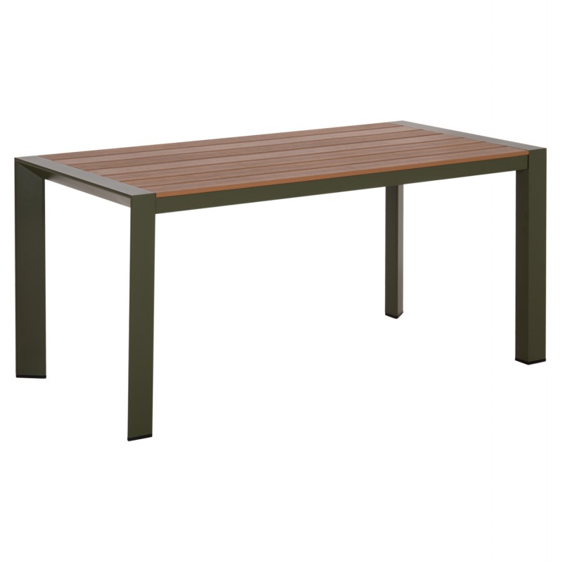 ΤΡΑΠΕΖΙ ΕΞΩΤ.ΧΩΡΟΥ GOYA HM6059.07 ΑΛΟΥΜΙΝΙΟ ΣE OLIVE GREEN & POLYWOOD 160X80Χ75Υεκ.