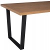 ΣΕΤ ΤΡΑΠΕΖΑΡΙΑΣ 7ΤΜΧ ASTORIA HM10933.02 MDF TOP--ΥΦΑΣΜΑ ΜΠΕΖ/ΚΑΦΕ & ΜΕΤΑΛΛΟ ΜΑΥΡΟ