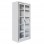ΒΙΒΛΙΟΘΗΚΗ ΜΕ ΣΥΡΟΜΕΝΕΣ ΠΟΡΤΕΣ SIDER HM6632.02 ΜΕΤΑΛΛΙΚΗ ΛΕΥΚΗ 90x40x185Υεκ