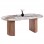 ΤΡΑΠΕΖΙ ΟΒΑΛ MARBLEX HM18428 ΚΕΡΑΜΙΚΟ TOP ΣΕ PANDORA--MDF ΠΟΔΙΑ 210x100x77Υεκ