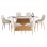 ΣΕΤ ΤΡΑΠΕΖΑΡΙΑΣ 7ΤΜΧ NORDU HM21359 ΚΕΡΑΜΙΚΟ TOP/MDF ΒΑΣΗ--PU ΚΡΕΜ/ΜΕΤΑΛ.ΠΟΔΙΑ