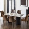 ΣΕΤ ΤΡΑΠΕΖΑΡΙΑΣ 7ΤΜΧ MINAO HM21362 ΚΕΡΑΜΙΚΟ TOP/MDF ΠΟΔΙΑ--PU ΚΑΦΕ/ΜΕΤΑΛ.ΠΟΔΙΑ