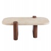 ΤΡΑΠΕΖΙ ΣΑΛΟΝΙΟΥ ARDEN HM18435 MDF TOP ΟΨΗ ΤΡΑΒΕΡΤΙΝΑΣ-MDF ΠΟΔΙΑ ΚΑΡΥΔΙ 120x60x40Υεκ