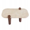 ΤΡΑΠΕΖΙ ΣΑΛΟΝΙΟΥ ARDEN HM18435 MDF TOP ΟΨΗ ΤΡΑΒΕΡΤΙΝΑΣ-MDF ΠΟΔΙΑ ΚΑΡΥΔΙ 120x60x40Υεκ