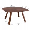 ΣΕΤ ΤΡΑΠΕΖΑΡΙΑΣ ΕΣ.ΧΩΡΟΥ 9ΤΜΧ RINER HM10959.03 MDF ΚΑΡΥΔΙ--ΥΦΑΣΜΑ TAUPE