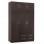 ΝΤΟΥΛΑΠΑ 3ΦΥΛΛΗ ΜΕ ΠΑΤΑΡΙ CARLY HM10891.01 ΜΕΛΑΜΙΝΗ ΣΕ ZEBRANO 150X55Χ240Υεκ.