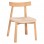 KΑΡΕΚΛΑ ΤΡΑΠΕΖΑΡΙΑΣ OSORIO HM18335.01 RUBBERWOOD & ΣΧΟΙΝΙ ΣΕ ΦΥΣΙΚΟ 51x55x74Υεκ