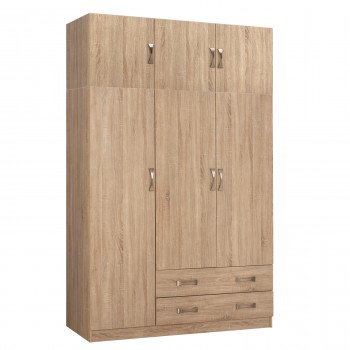 ΝΤΟΥΛΑΠΑ 3ΦΥΛΛΗ ΜΕ ΠΑΤΑΡΙ CARLY HM10891.02 ΜΕΛΑΜΙΝΗ ΣΕ SONAMA 150X55Χ240Υεκ.
