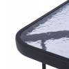 ΣΕΤ ΤΡΑΠΕΖΑΡΙΑΣ 5ΤΜΧ ADAM HM10897.01 ΤΡΑΠΕΖΙ 110x60εκ & 4 ΠΟΛΥΘΡΟΝΕΣ--ΓΚΡΙ