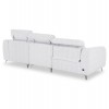 ΚΑΝΑΠΕΣ ΔΕΞΙΑ ΓΩΝΙΑ 3Θ ΜΕ RECLINE VALENTE HM3317.01R ΑΝΟΙΧΤΟ ΓΚΡΙ ΥΦΑΣΜΑ 275x160x104Yεκ